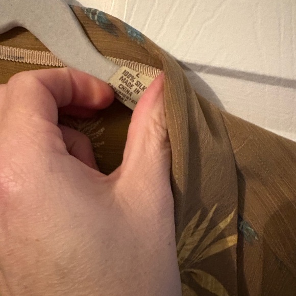 Brown Floral Hawaiian Shirt - Picture 2 of 3